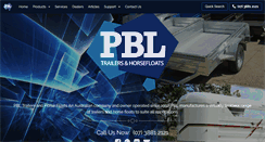 Desktop Screenshot of pbltrailers.com.au