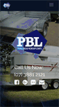 Mobile Screenshot of pbltrailers.com.au